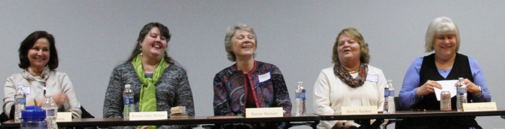 Panel of 5 of the 6 authors who spoke during the "Market Day" presentation