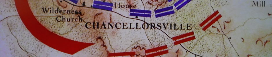 A map of Chancellorsville War